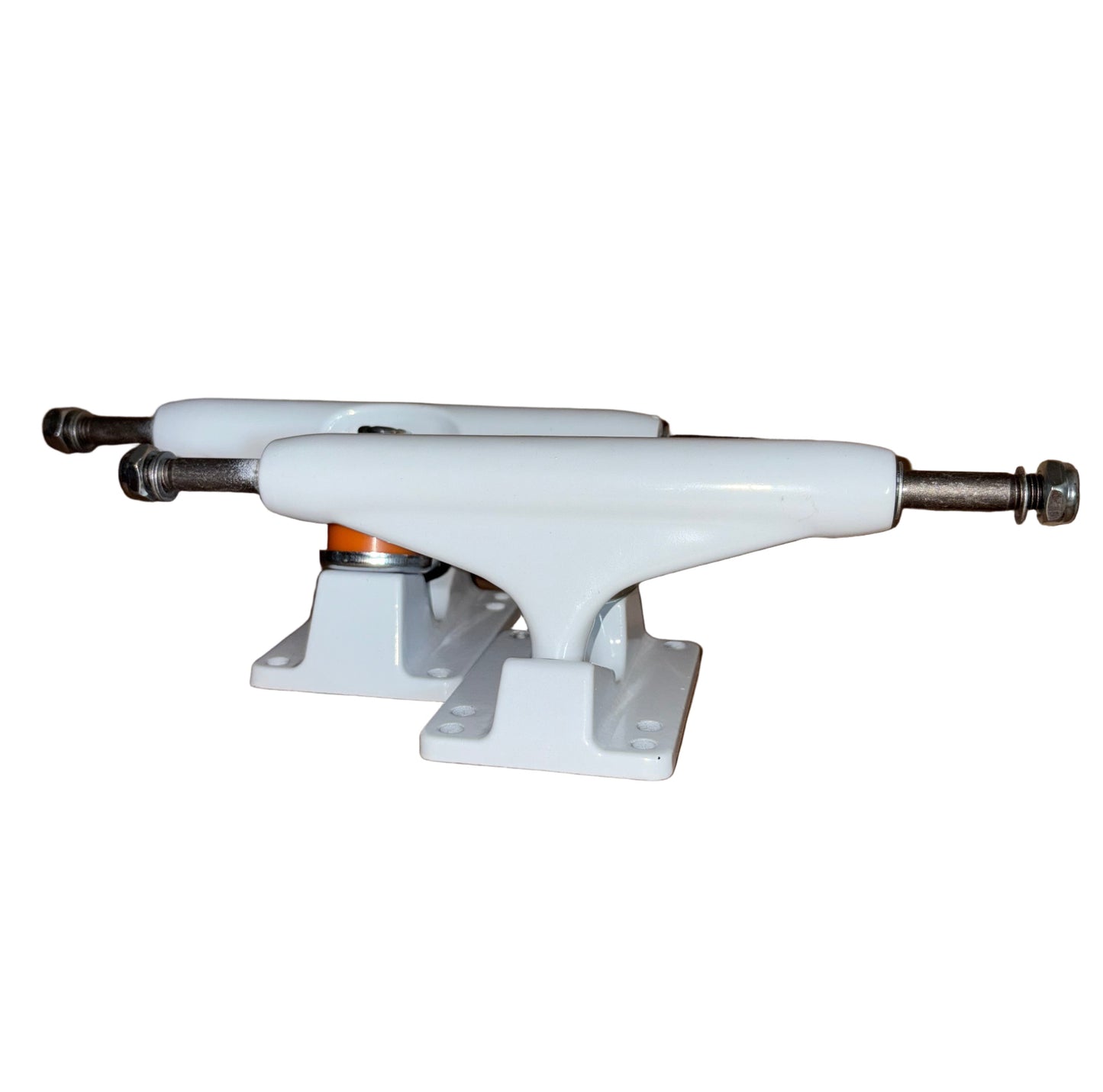 White Standard Skateboard Trucks 8”