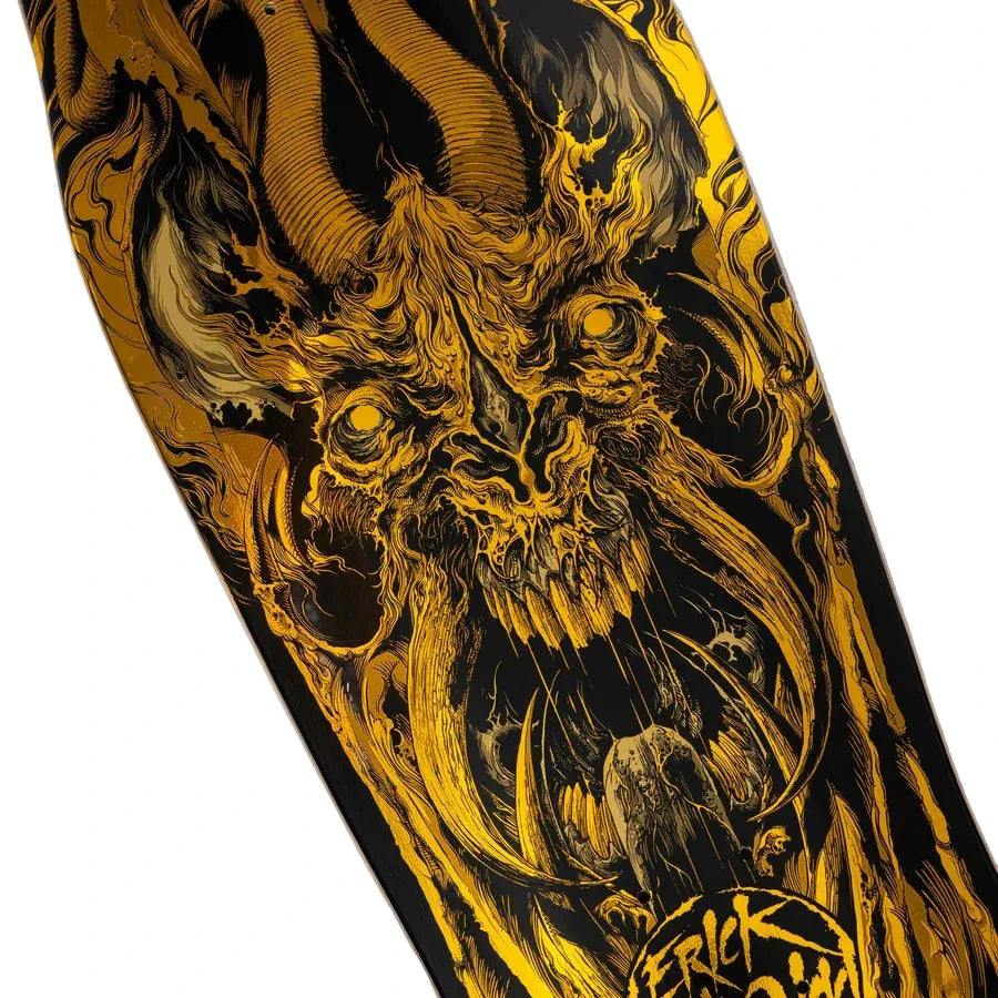 Santa Cruz Winkowski Primeval Gold Skateboard Deck 10.34"