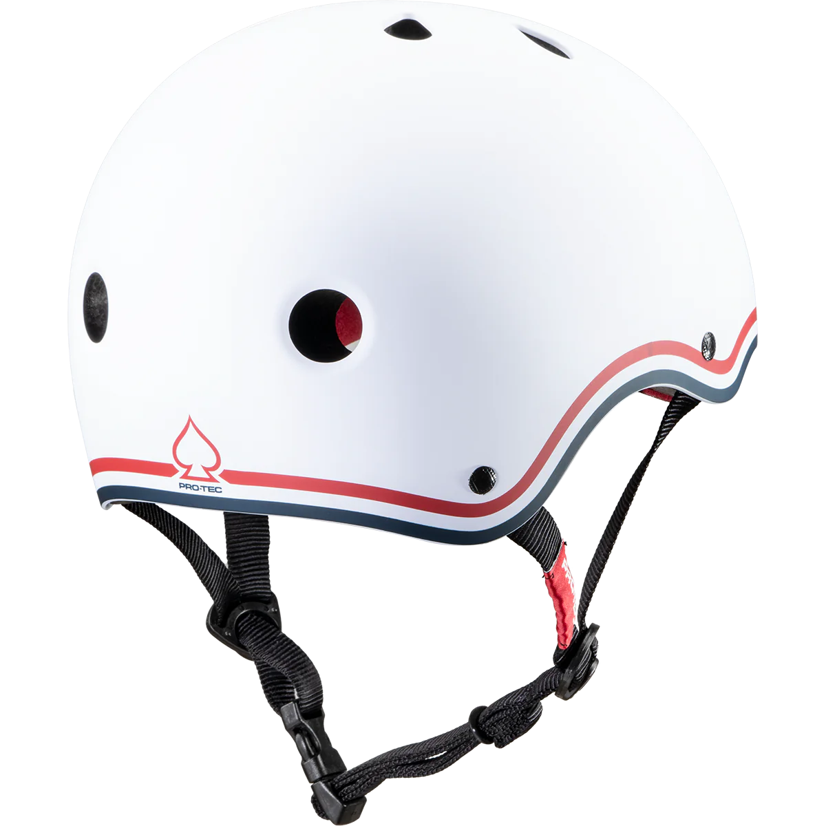 Protec Classic Cert Helmet Matte White USA Skateboarding