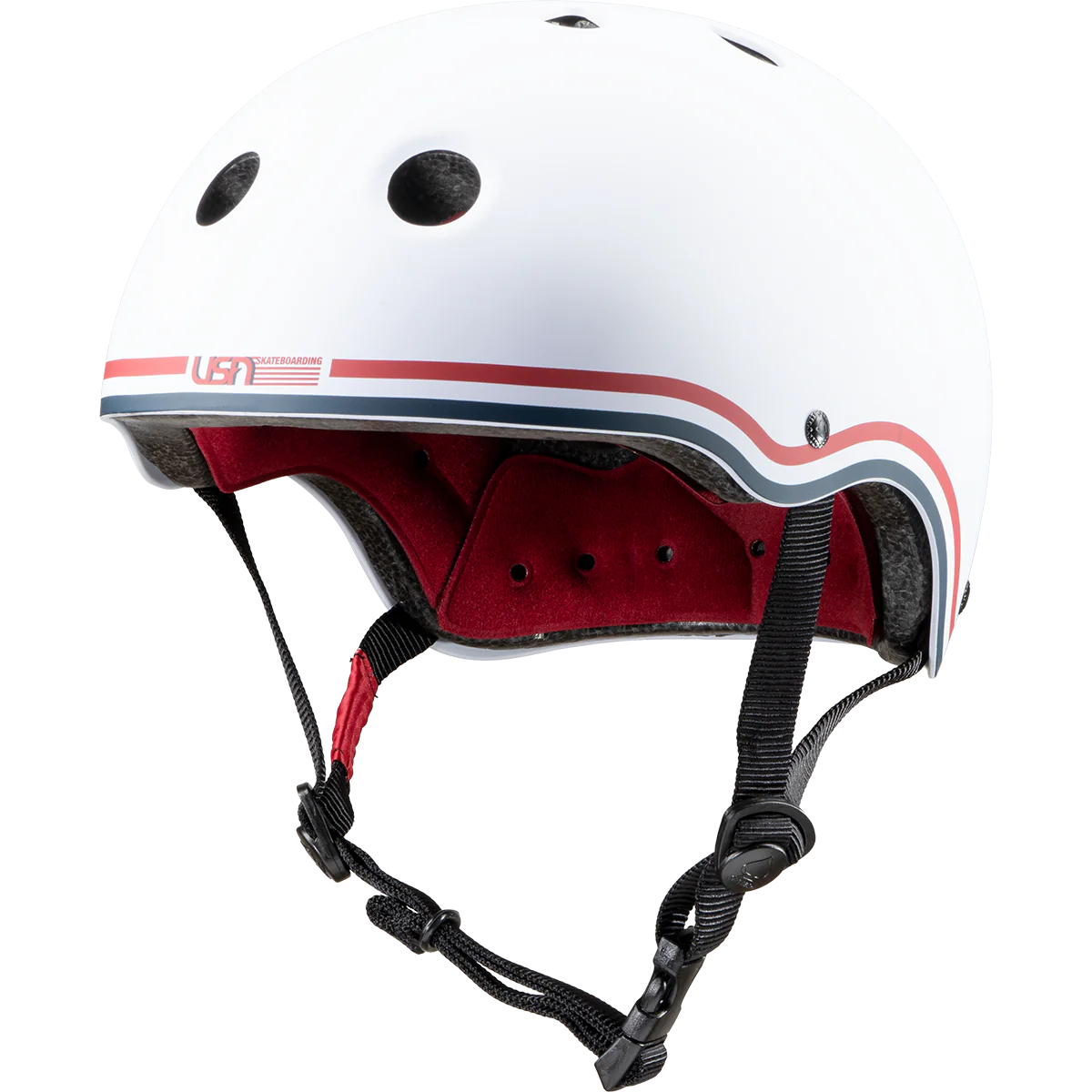 Protec Classic Cert Helmet Matte White USA Skateboarding