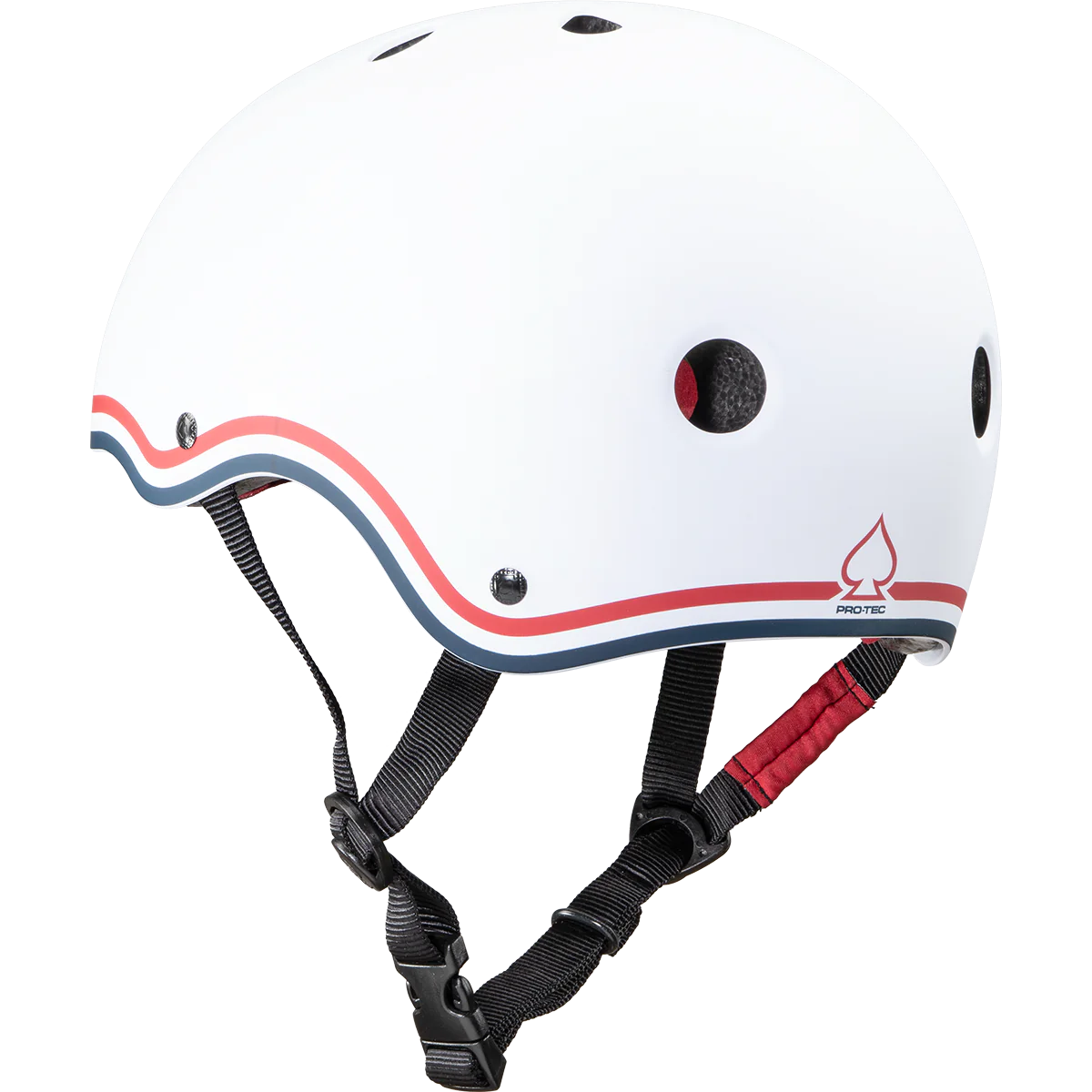Protec Classic Cert Helmet Matte White USA Skateboarding