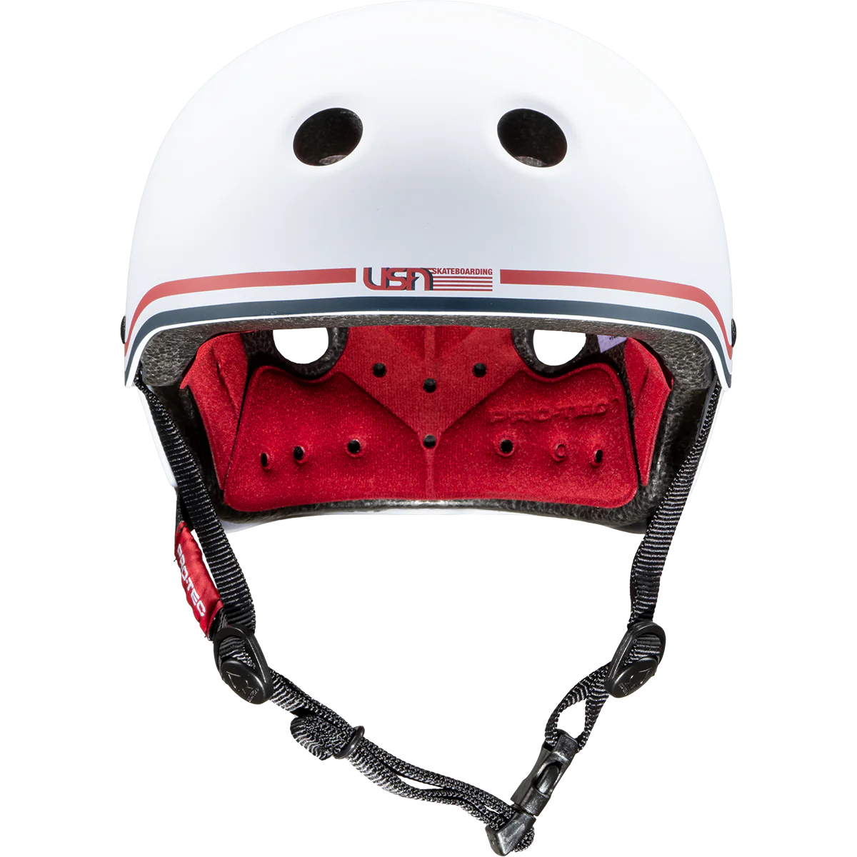 Protec Classic Cert Helmet Matte White USA Skateboarding