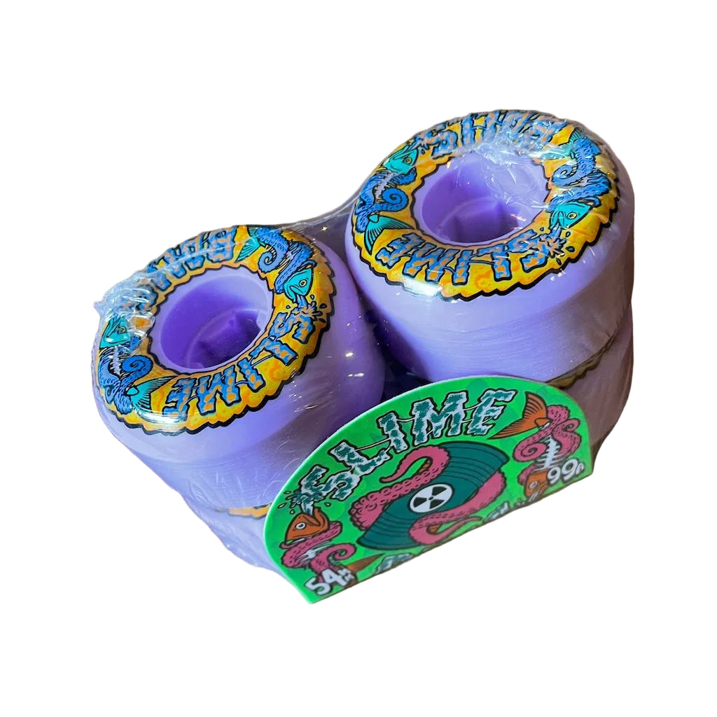 Slime Balls Wheels Fish Balls Speed Balls Purple 99a 54mm