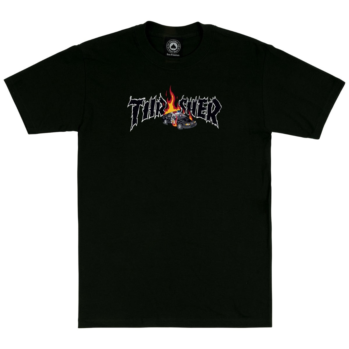 Thrasher Cop Car T-Shirt Black