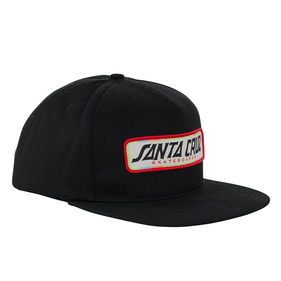 Santa Cruz Sun Down Ray Strip Snapback Mid Profile Unisex Hat
