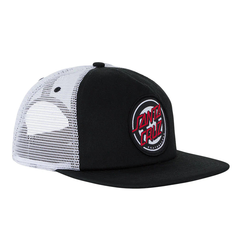 Santa Cruz Rob Target Dot Mesh Trucker Mid Profile Unisex Hat