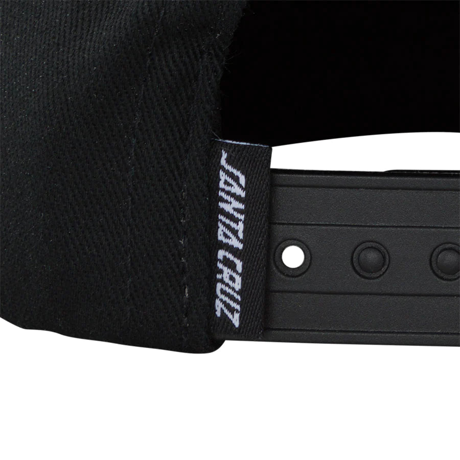 Santa Cruz Flamed Not a Dot Snapback Mid Profile Unisex Hat