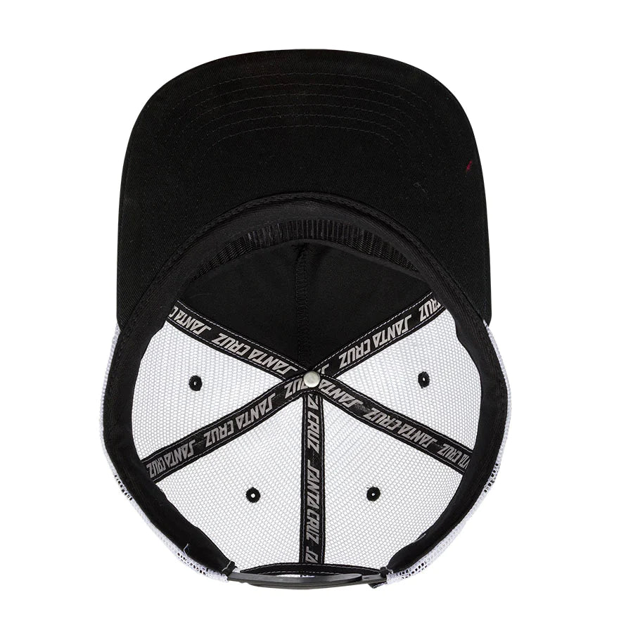 Santa Cruz Rob Target Dot Mesh Trucker Mid Profile Unisex Hat