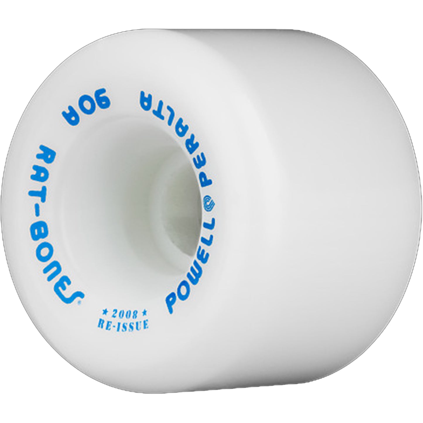 Powell Peralta Rat Bones Skateboard Wheels 60mm 90a - White (4 pack)