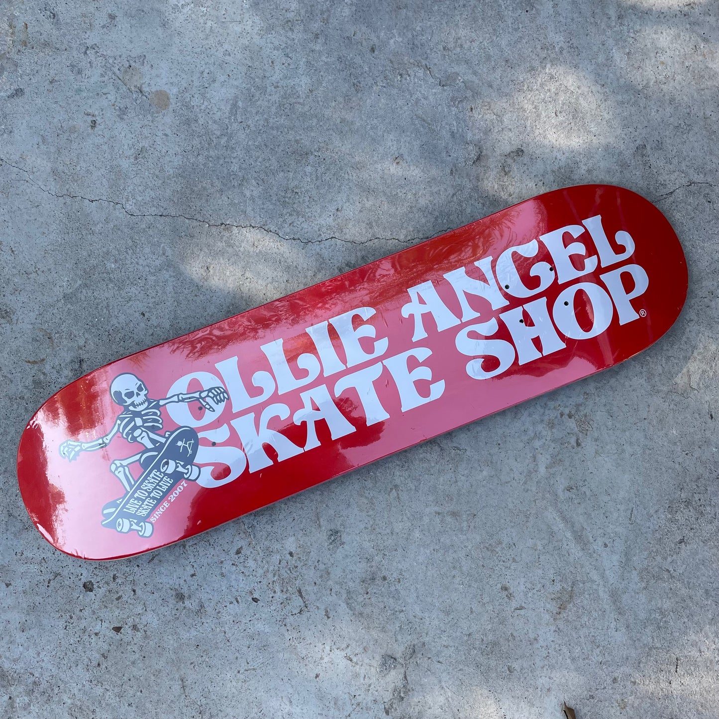 Ollie Angel Skelly Skateboard Deck 8.25" 8.5"