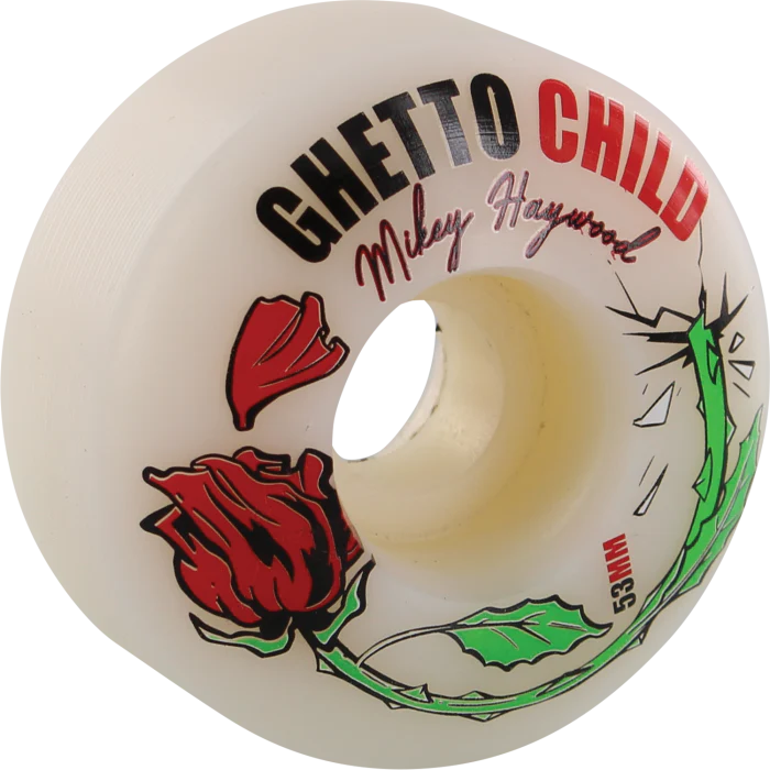 Ghetto Child Mikey Haywood Concrete Rose Wheels 53mm