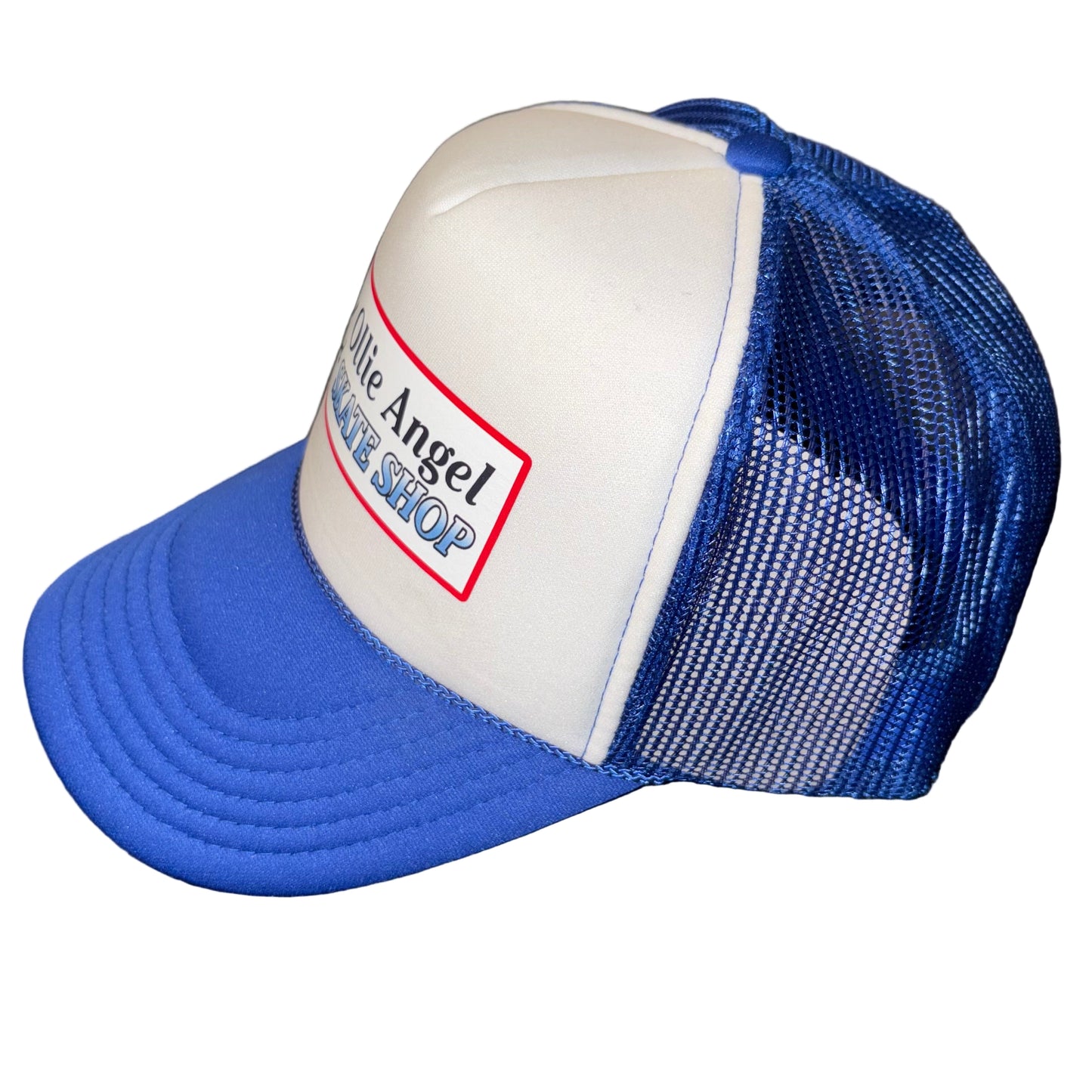 Ollie Angel Blue Adjustable Trucker Hat