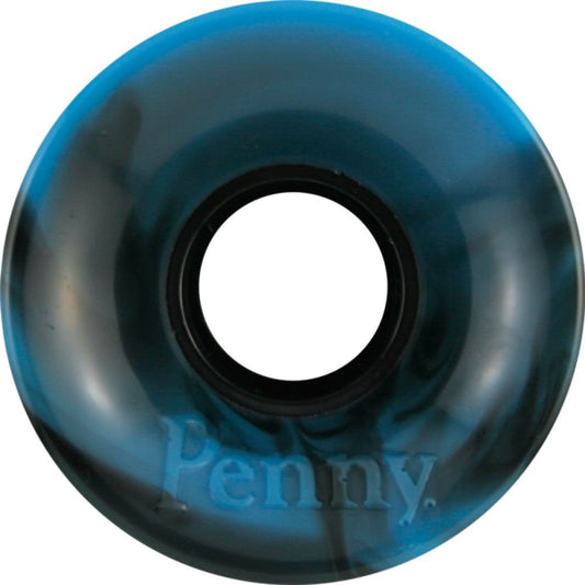 Penny Cyan Swirl Wheels 54mm