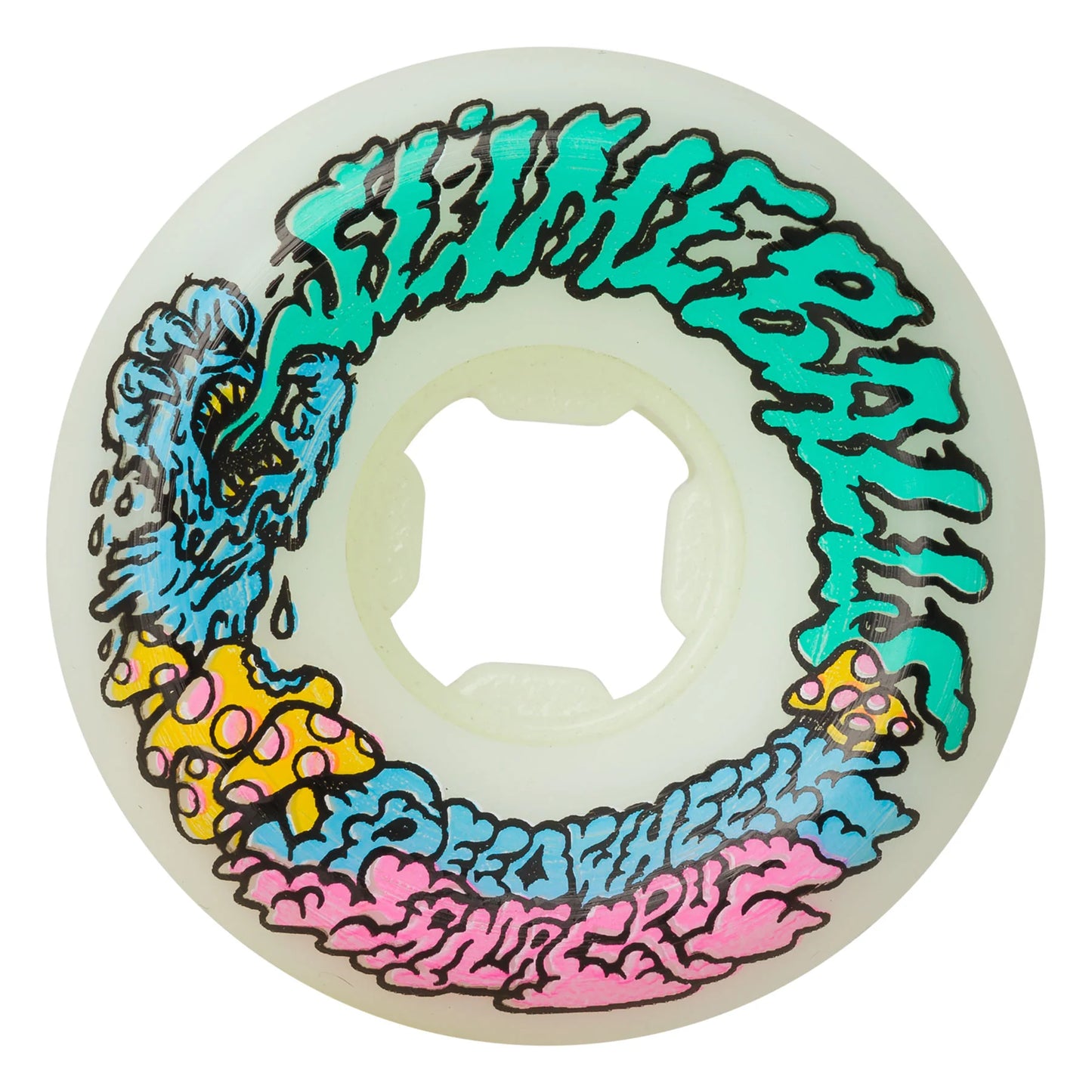 Slime Balls Wheels Vomit Mini White 97a 54mm