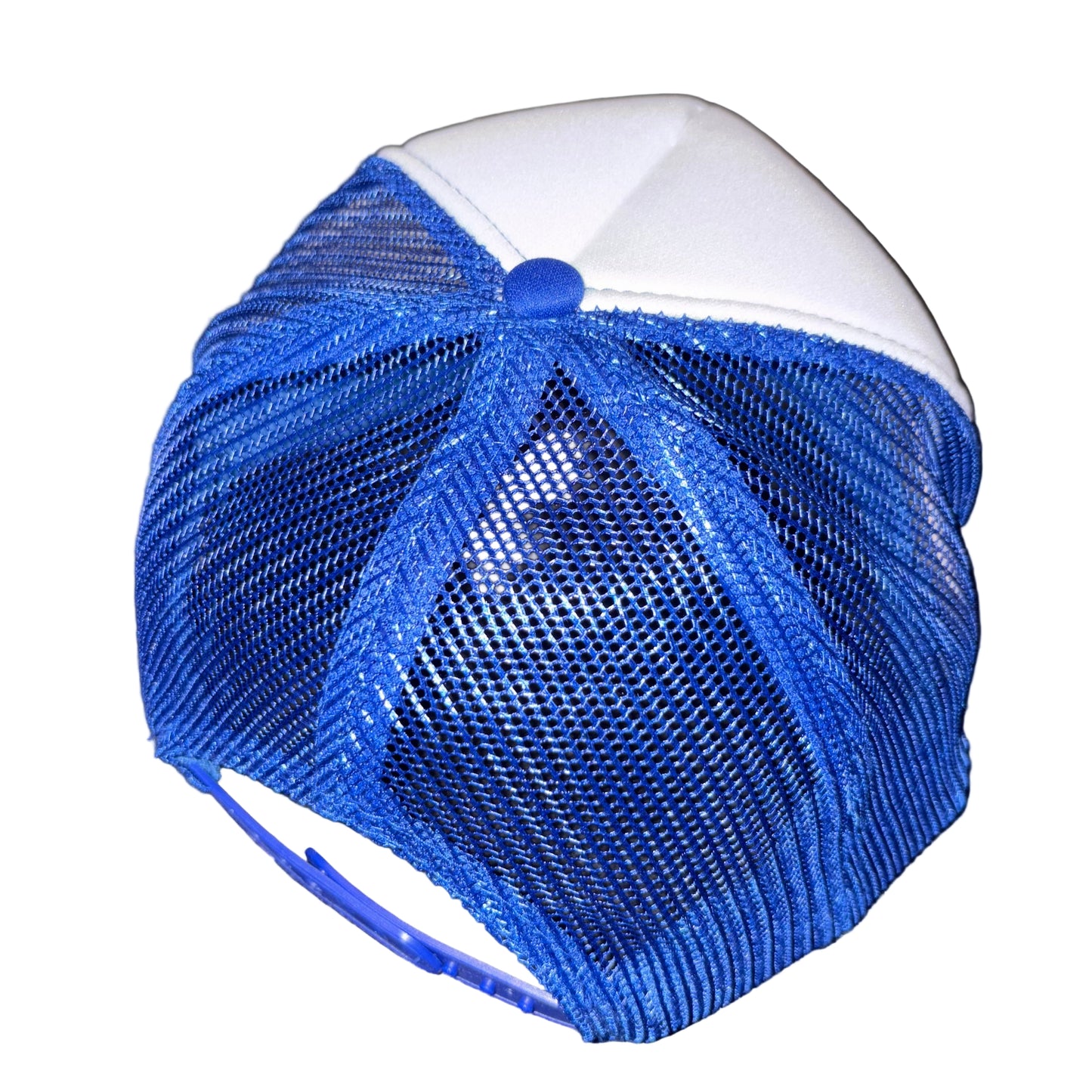 Ollie Angel Blue Adjustable Trucker Hat