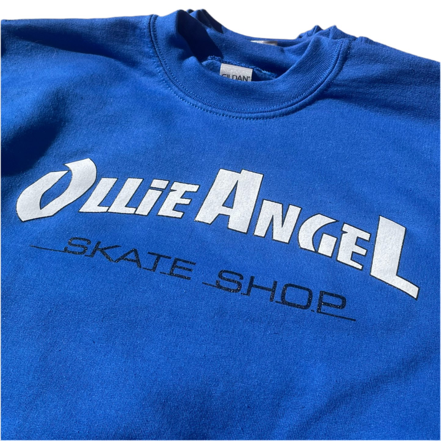 Ollie Angel Skate Shop Blue Crewneck Kids