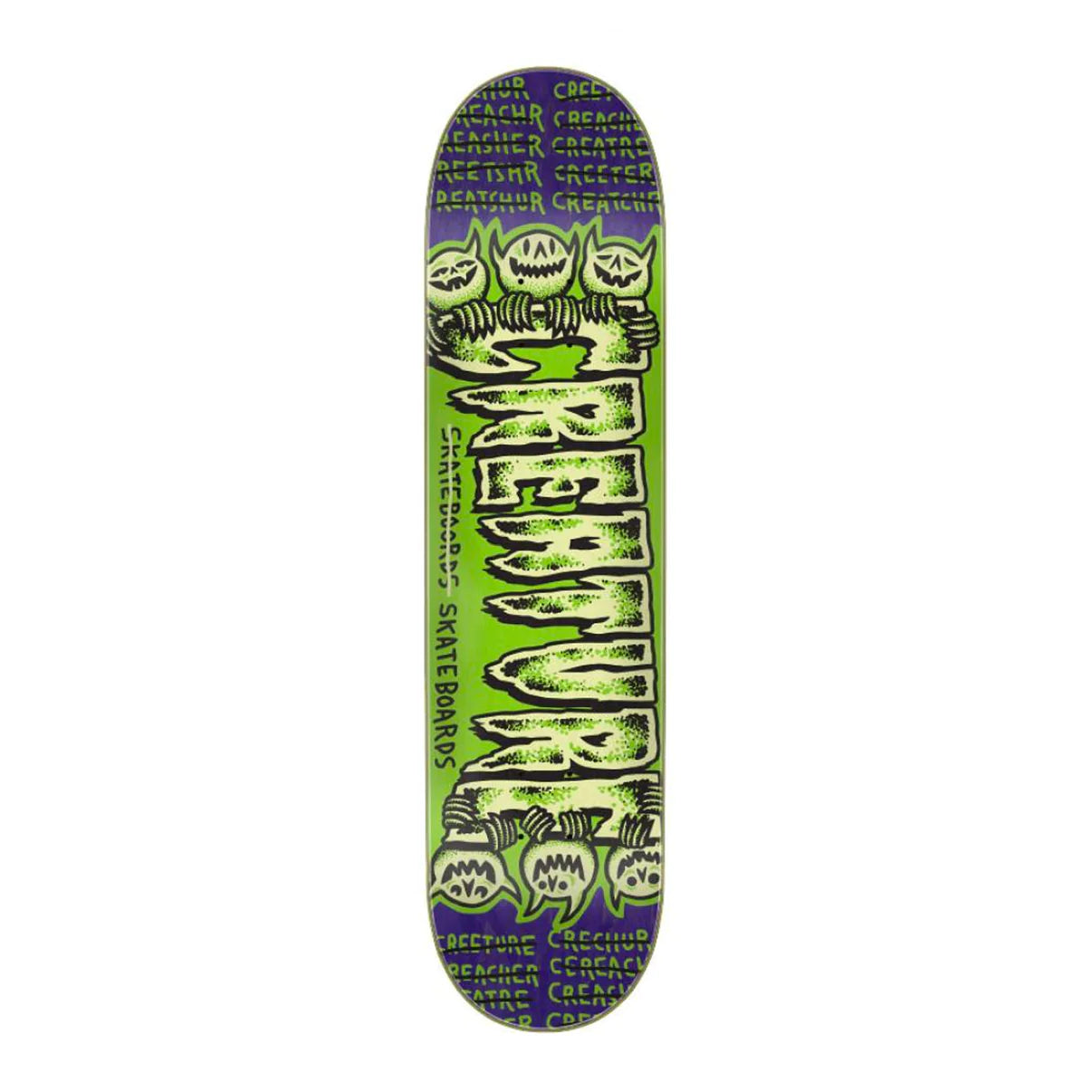 Creature Skateboards Psycho Logo Skateboard Deck, Multi 7.75"