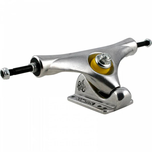 Gullwing Stalker Silver Longboard Trucks 9.5"/40° (Set of 2)