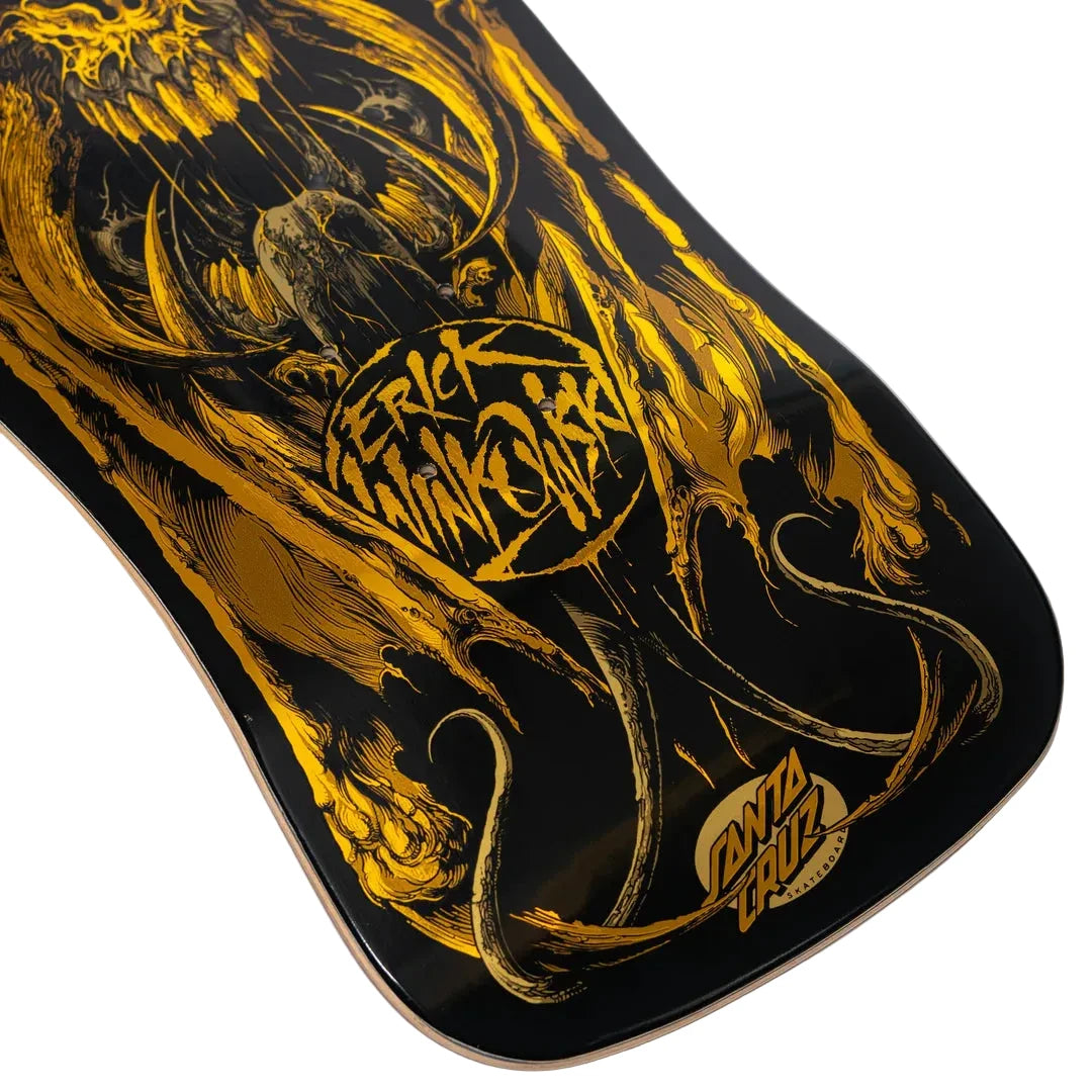 Santa Cruz Winkowski Primeval Gold Skateboard Deck 10.34"