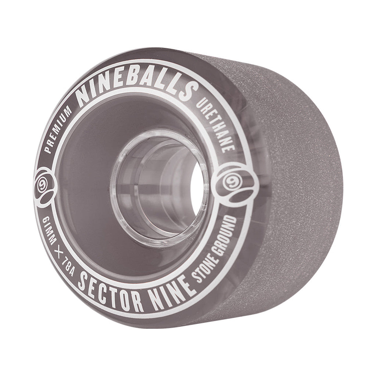 Sector 9 NINE BALLS Wheels Set Clear Smoke 64mm 78a