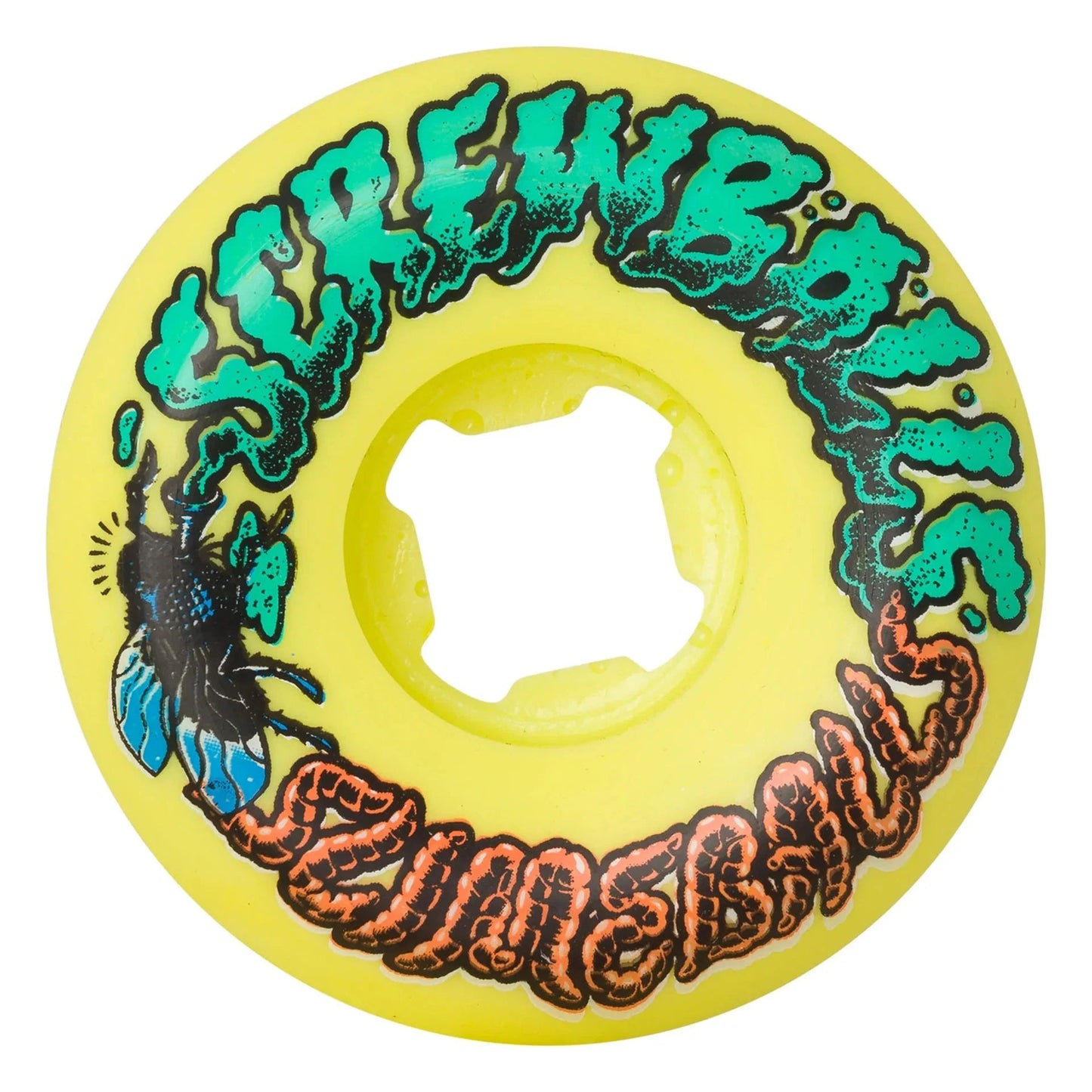Slime Balls Wheels Screw Balls Speed Balls Yellow 99a 54mm