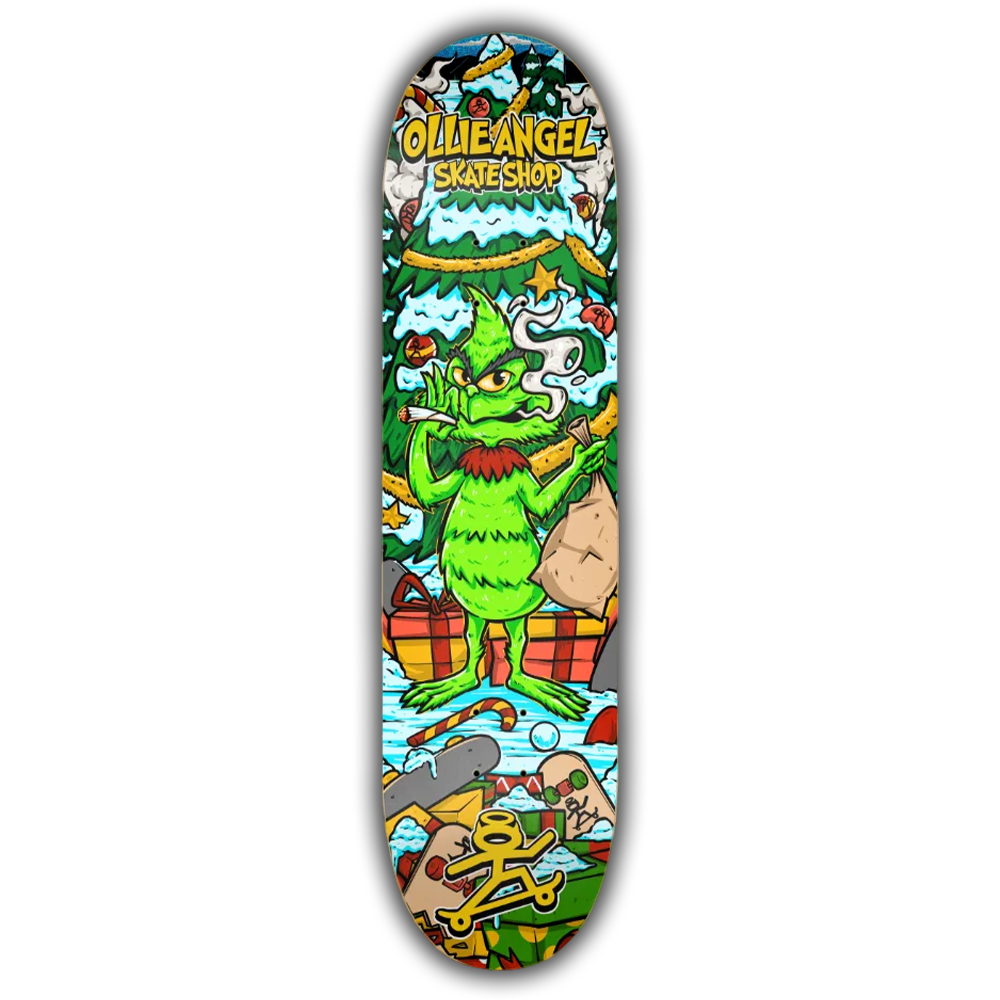 Ollie Angel Holiday Skateboard Deck