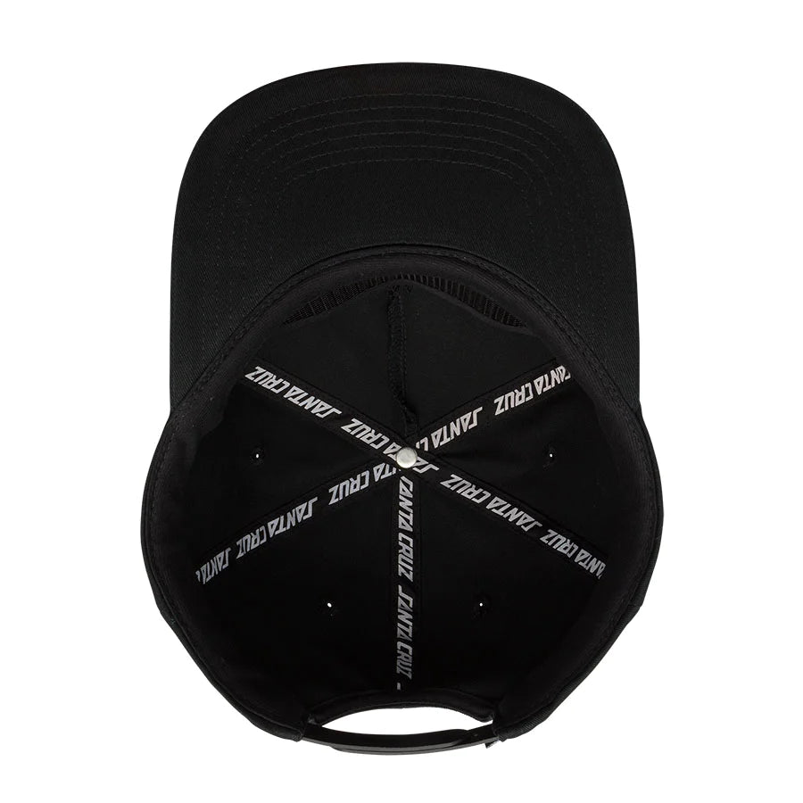 Santa Cruz Flamed Not a Dot Snapback Mid Profile Unisex Hat