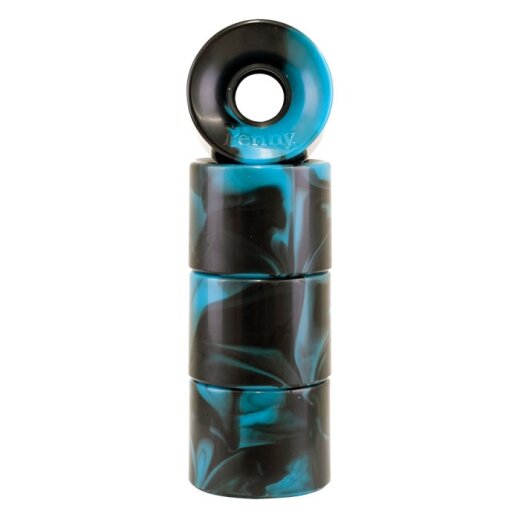 Penny Cyan Swirl Wheels 54mm