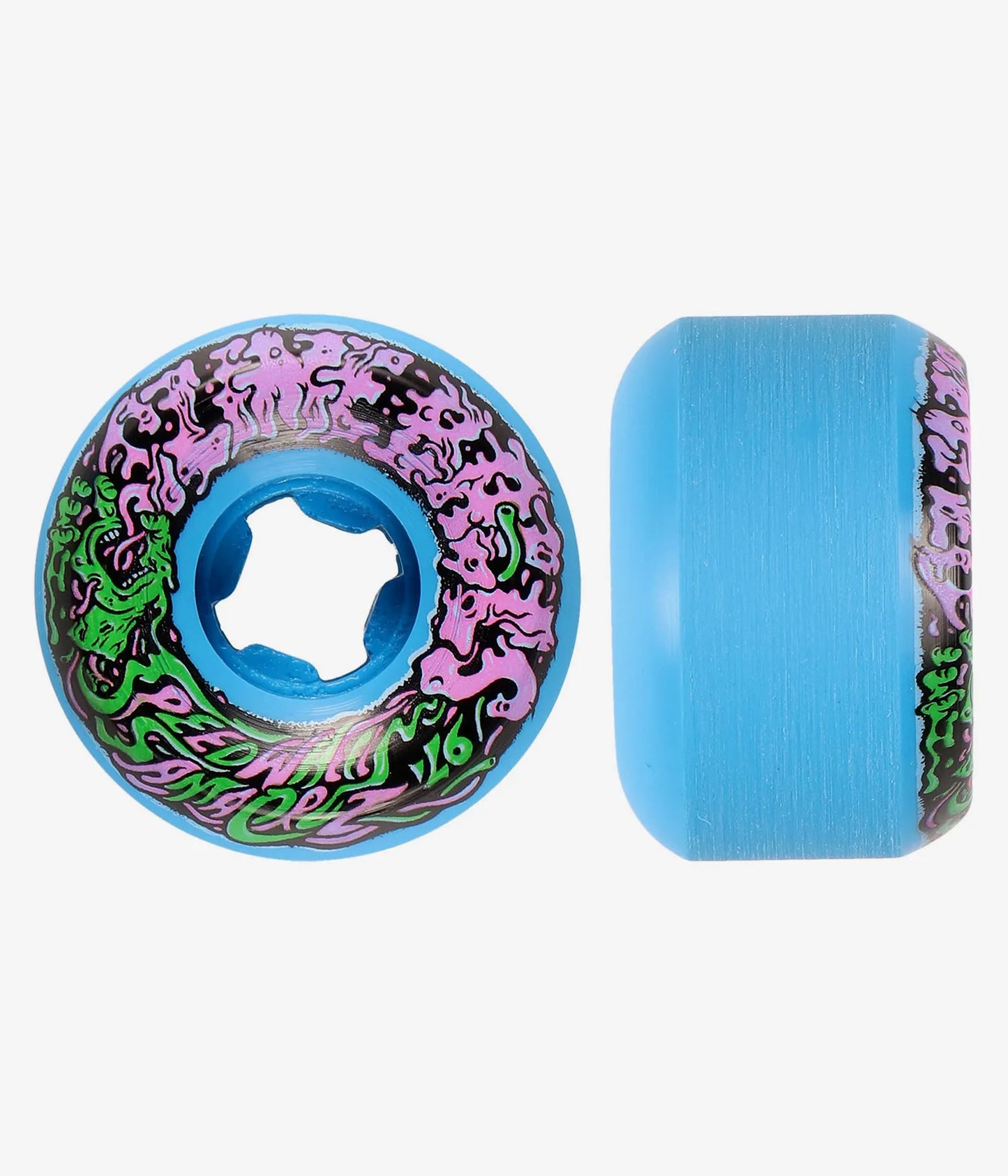Slime Balls Vomit Mini II Blue Skateboard Wheels 53mm 99a