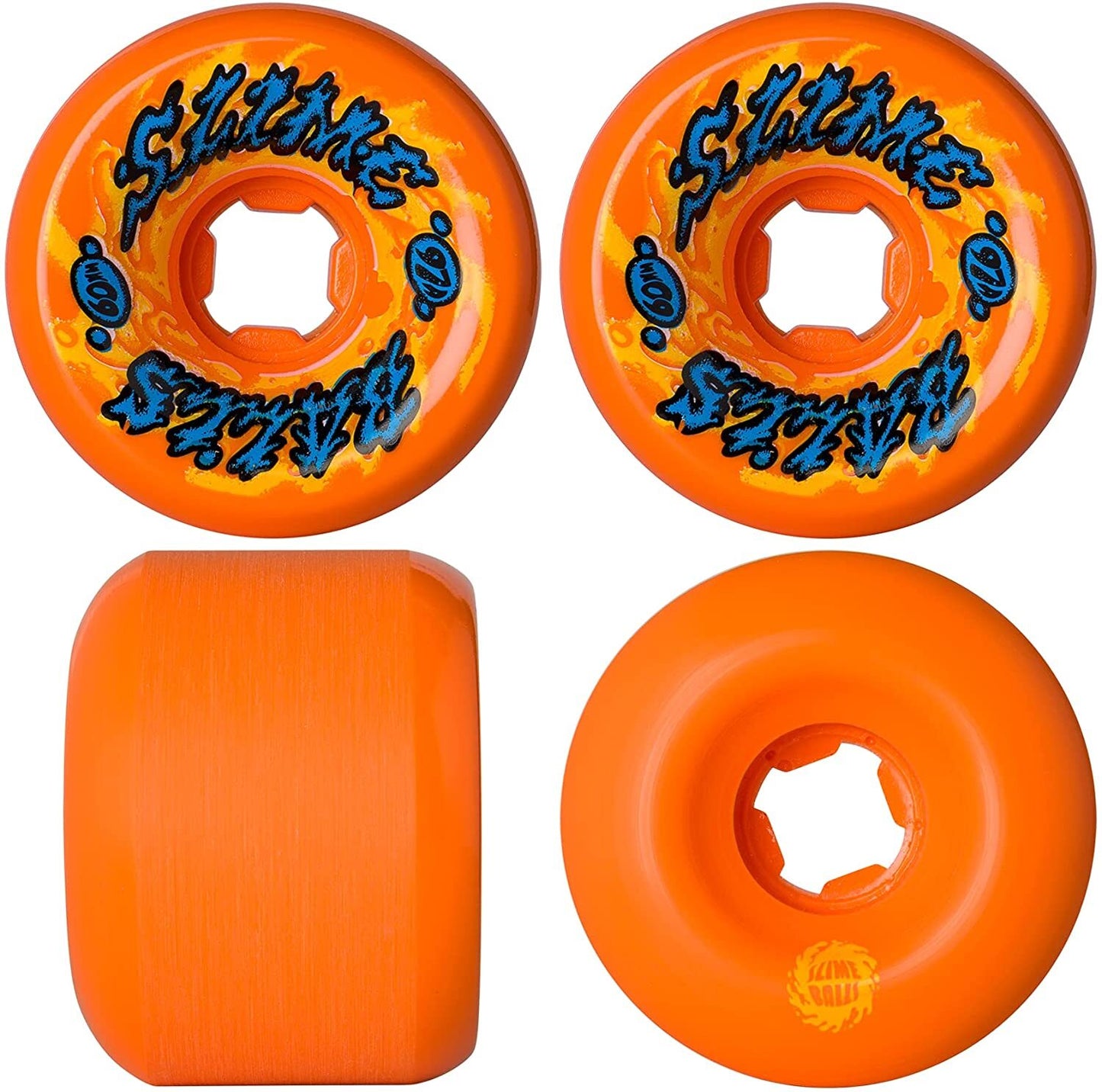 Slime Balls Vomits Goooberz 60mm 97a Orange Skateboard Wheels