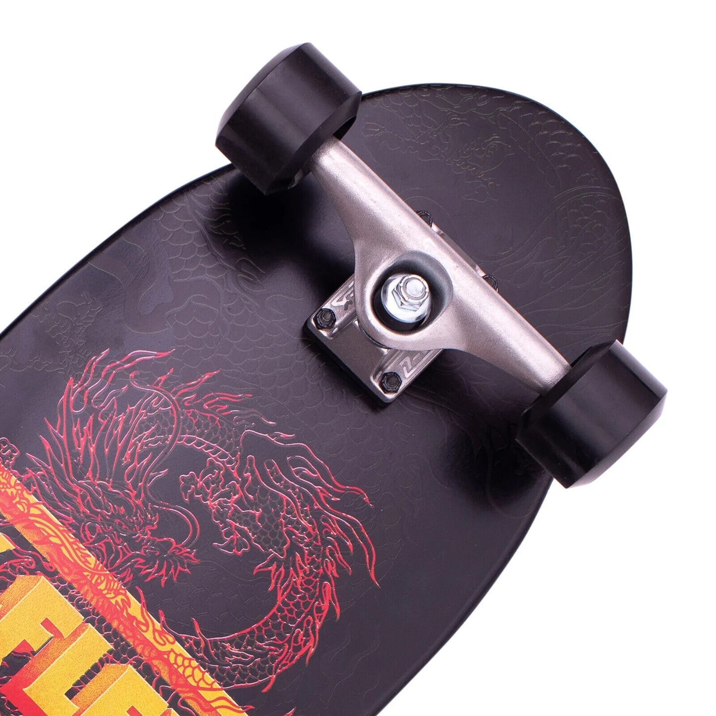 Z-Flex Dragon 80's Bear Old School Skateboard - Black - 31.25